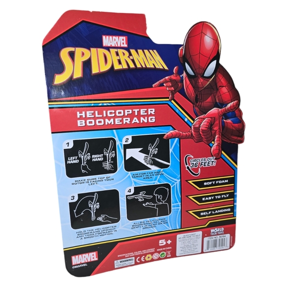 New! Spider-Man Helicopter Boomerang - Picture 3 of 6